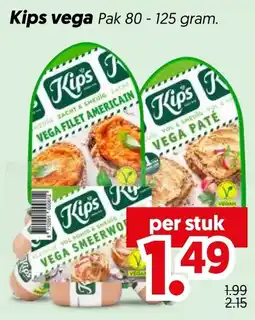 Dekamarkt Kips vega aanbieding