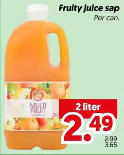 Dekamarkt Fruity juice sap aanbieding