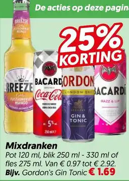 Dekamarkt Mixdranken aanbieding
