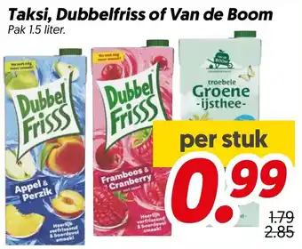Taksi, Dubbelfriss of Van de Boom