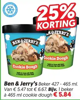Dekamarkt Ben & Jerry's Beker aanbieding