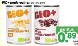 Dekamarkt BIO+ peulvruchten aanbieding