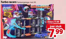 Dekamarkt Turbo racers Parkeergarage met lift aanbieding