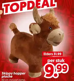 Dekamarkt Skippy hopper pluche aanbieding