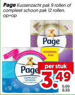 Dekamarkt Page Kussenzacht aanbieding