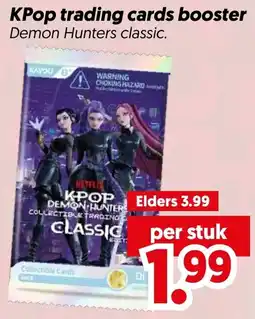 Dekamarkt KPop trading cards booster Demon Hunters classic aanbieding