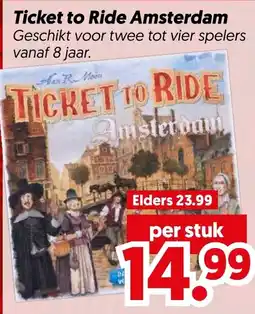 Dekamarkt Ticket to Ride Amsterdam aanbieding