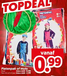 Dekamarkt Pietenpak of muts aanbieding
