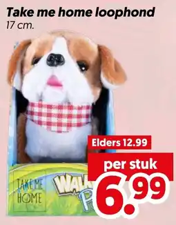 Dekamarkt Take me home loophond aanbieding