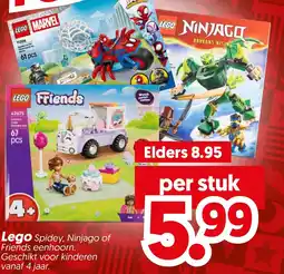 Dekamarkt Lego Spidey, Ninjago of Friends eenhoorn aanbieding