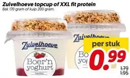 Dekamarkt Zuivelhoeve topcup of XXL fit protein aanbieding