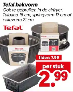 Dekamarkt Tefal bakvorm aanbieding