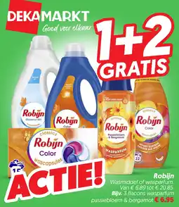 Dekamarkt Robijn Wasmiddel of wasparfum aanbieding