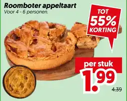 Dekamarkt Roomboter appeltaart aanbieding
