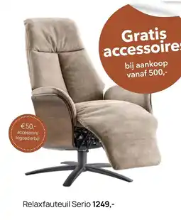 Pronto wonen Relaxfauteuil Serio aanbieding