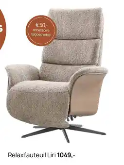 Pronto wonen Relaxfauteuil Liri aanbieding