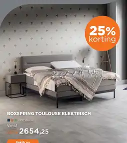 TotaalBED Boxspring Toulouse Elektrisch aanbieding