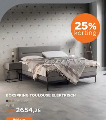 Boxspring Toulouse Elektrisch