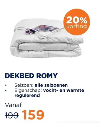 TotaalBED totaal BED DEKBED ROMY aanbieding