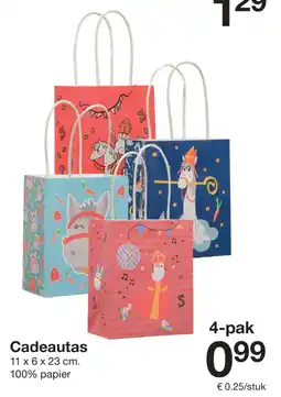 Zeeman Cadeautas aanbieding