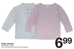 Zeeman Zezman baby sweater aanbieding
