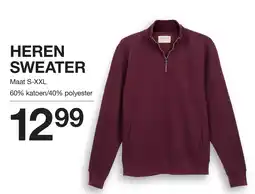 Zeeman zeeman heren sweater aanbieding