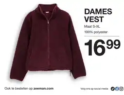 Zeeman Dames vest aanbieding