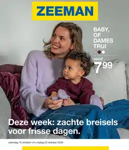 Zeeman Baby, of dames trui aanbieding