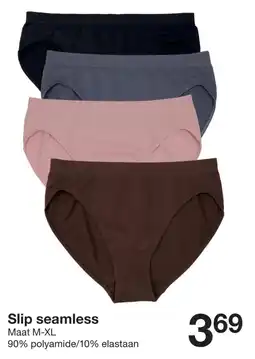 Zeeman Slip seamless aanbieding