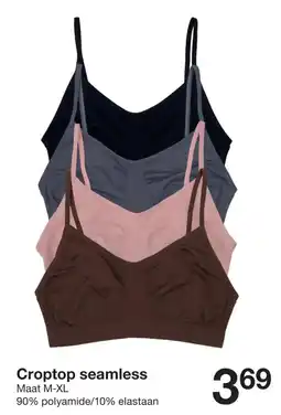 Zeeman Croptop seamless aanbieding