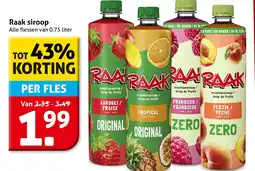 Hoogvliet Raak siroop aanbieding