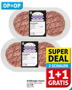 Hoogvliet Grillburger classic aanbieding