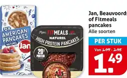 Hoogvliet Alle Fitmeals pancakes aanbieding