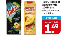 Hoogvliet Alle Taksi, Maaza of Appelsientje aanbieding