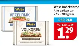 Hoogvliet Wasa knäckebröd aanbieding