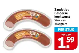 Hoogvliet Zandvliet Gelderse kookworst aanbieding