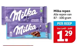 Hoogvliet Alle Milka repen aanbieding