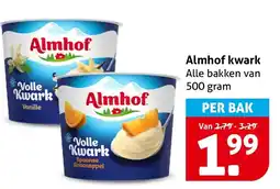 Hoogvliet Alle Almhof kwark aanbieding