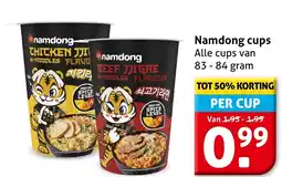 Hoogvliet Alle Namdong cups aanbieding