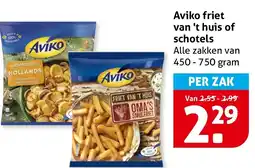 Hoogvliet Alle Aviko friet van 't huis of schotels aanbieding
