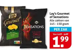 Hoogvliet Alle Lay's Gourmet of Sensations aanbieding