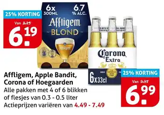 Alle Affligem, Apple Bandit, Corona of Hoegaarden