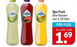 Hoogvliet Alle Spa Fruit aanbieding