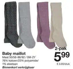 Zeeman Baby maillot aanbieding