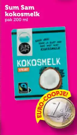 Coop Sum Sam kokosmelk aanbieding