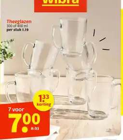 Wibra Theeglas aanbieding