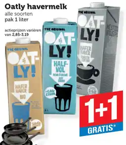 Coop Oatly havermelk aanbieding