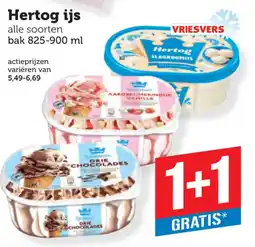 Coop Hertog ijs aanbieding