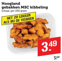 Coop Hoogland gebakken MSC kibbeling aanbieding