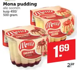 Coop Mona pudding aanbieding